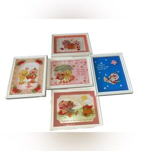 Vintage Strawberry Shortcake Picture Set